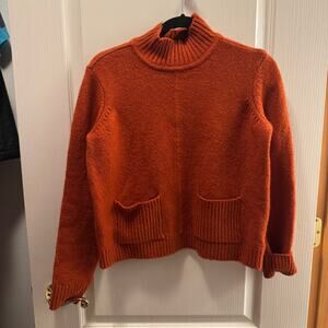 Marled by Reunited Clothing Mock Neck Sweater Womans Small